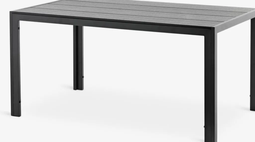 Conjuntos Mesa Y Sillas De Jardín>JUTLANDIA MADERUP + GLOMFJORDMesa MADERUP L150 + 4 sillas GLOMFJORD negro