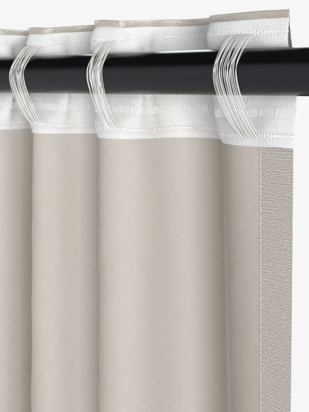 Cortinas Opacas>JYSK MAGELUNGENCortina semiopaca MAGELUNGEN 1x140x245 beis