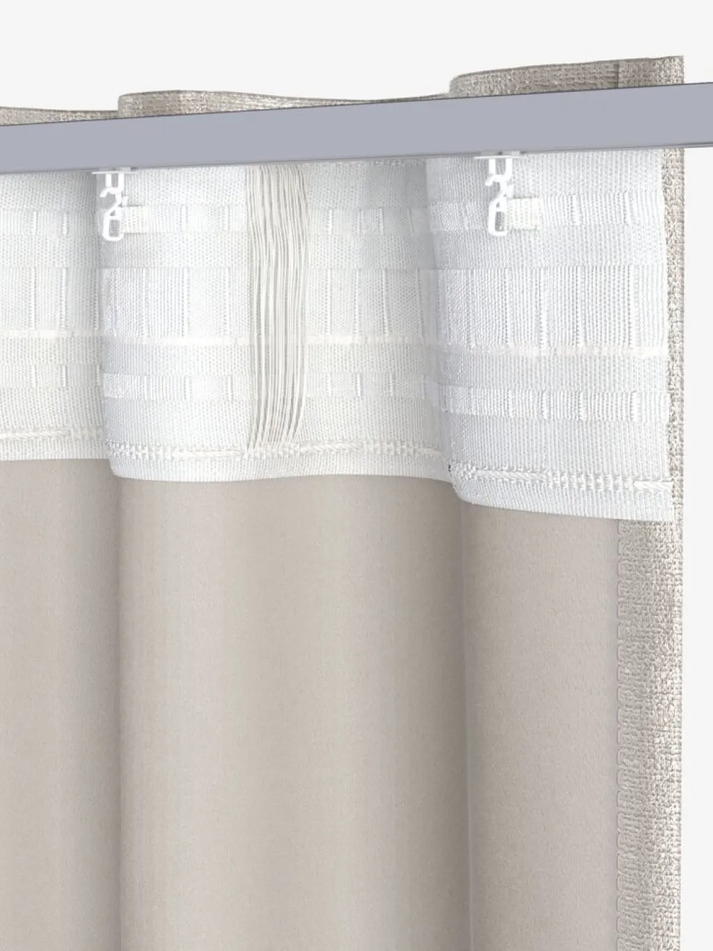 Cortinas Opacas>JYSK MAGELUNGENCortina semiopaca MAGELUNGEN 1x140x245 beis