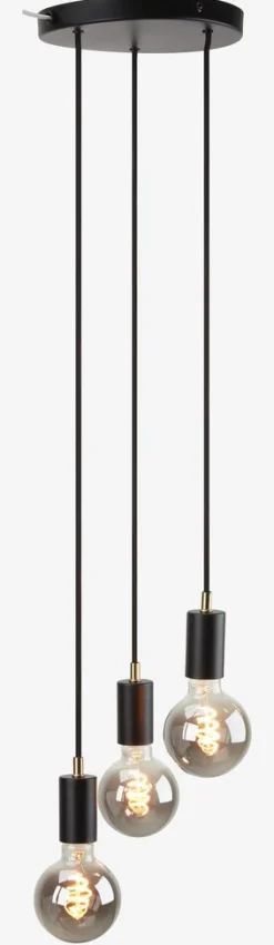 Lámparas>JYSK MAGNARLámpara de techo MAGNAR 3 en 1 Ø22xA220cm negro