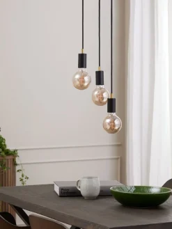 Lámparas>JYSK MAGNARLámpara de techo MAGNAR 3 en 1 Ø22xA220cm negro