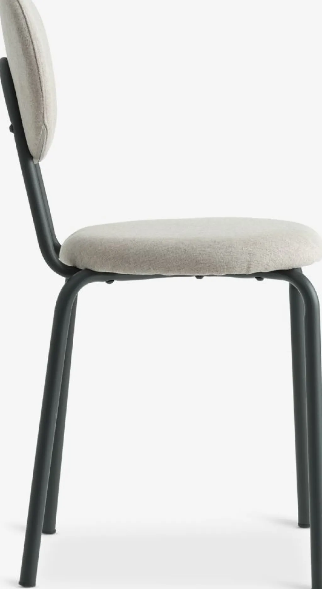 Sillas De Comedor>JYSK MALTSilla de comedor MALT tela arena/negro
