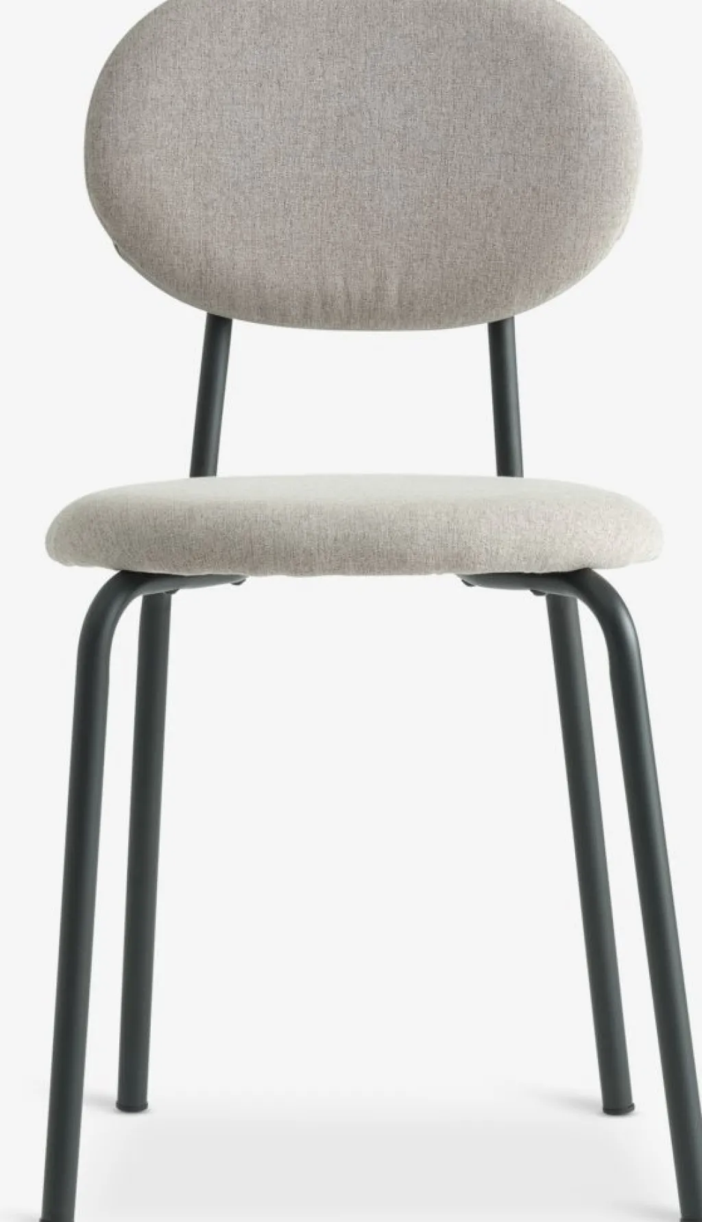 Sillas De Comedor>JYSK MALTSilla de comedor MALT tela arena/negro