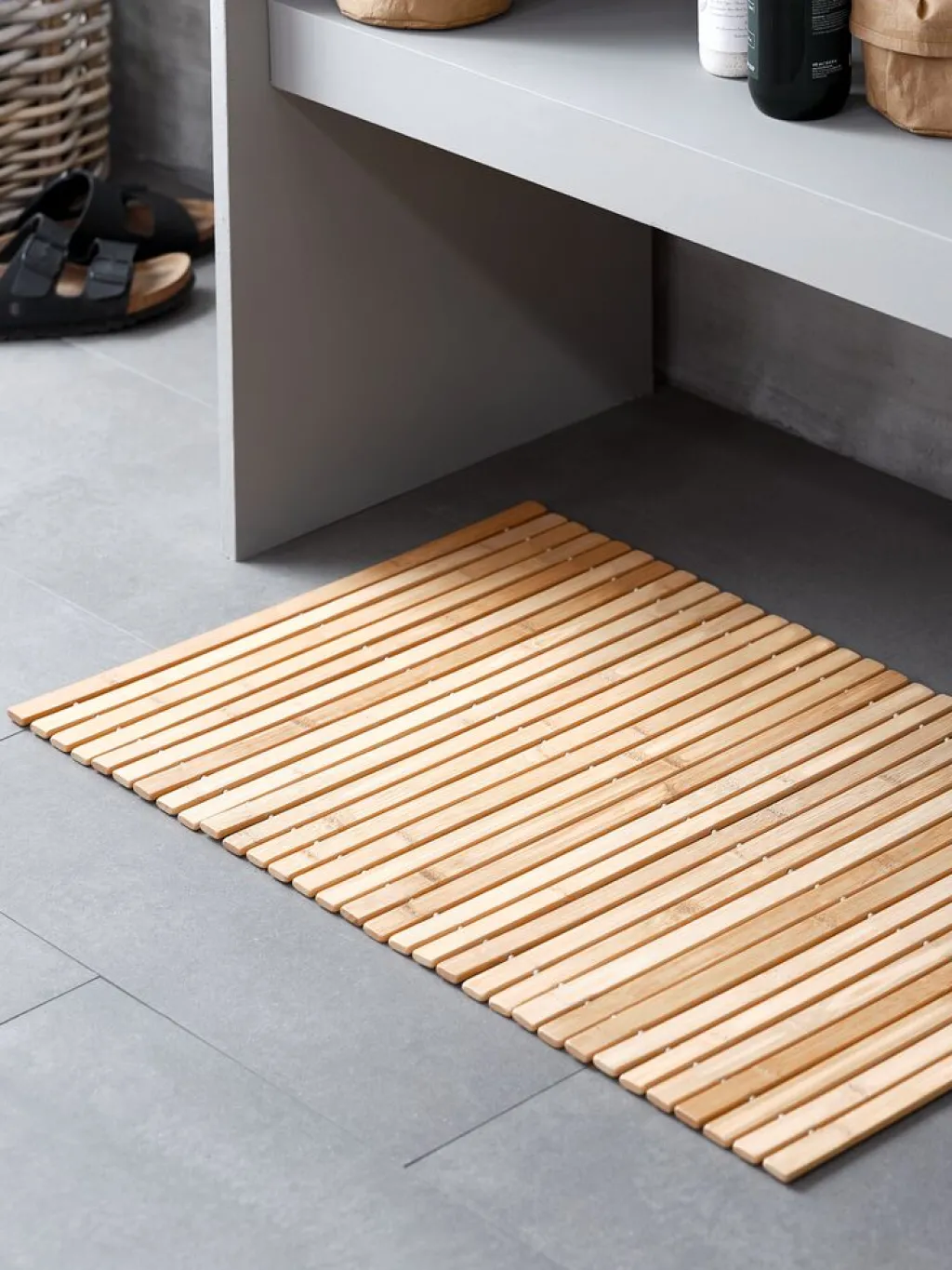 Alfombras De Baño>KRONBORG MARIEBERGGOLDAlfombrilla de baño MARIEBERG 50x80 bambú
