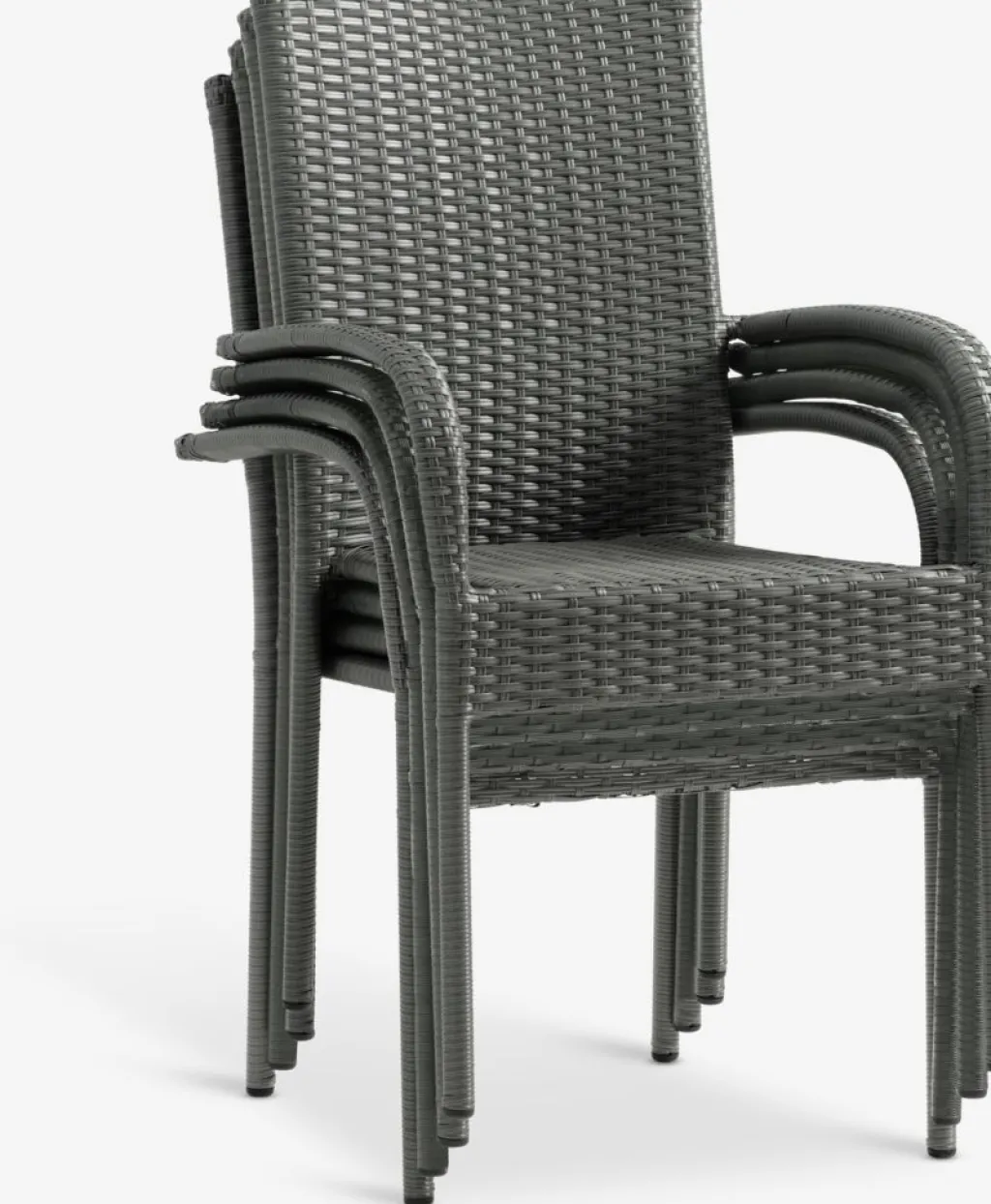 Conjuntos Mesa Y Sillas De Jardín>JYSK MARIELYST + GUDHJEMMesa MARIELYST L205 + 4 sillas GUDHJEM Gris