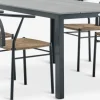 Conjuntos Mesa Y Sillas De Jardín>JUTLANDIA MARIELYST + TAGMARKMesa MARIELYST L150 gris + 4 sillas TAGMARK negro