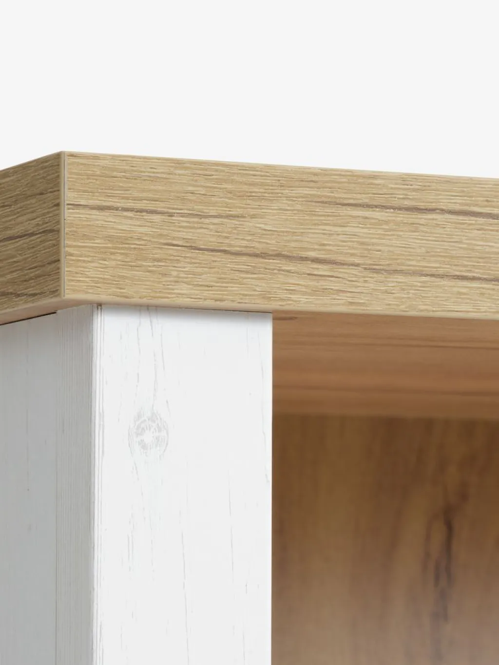 Estanterias Y Librerías|Estanterias Y Librerías>JYSK MARKSKELLibrería MARKSKEL 5 estantes blanco/color roble salvaje
