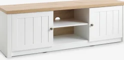 Muebles De TV>JYSK MARKSKELMueble TV MARKSKEL 2 puertas blanco/roble salvaje natural