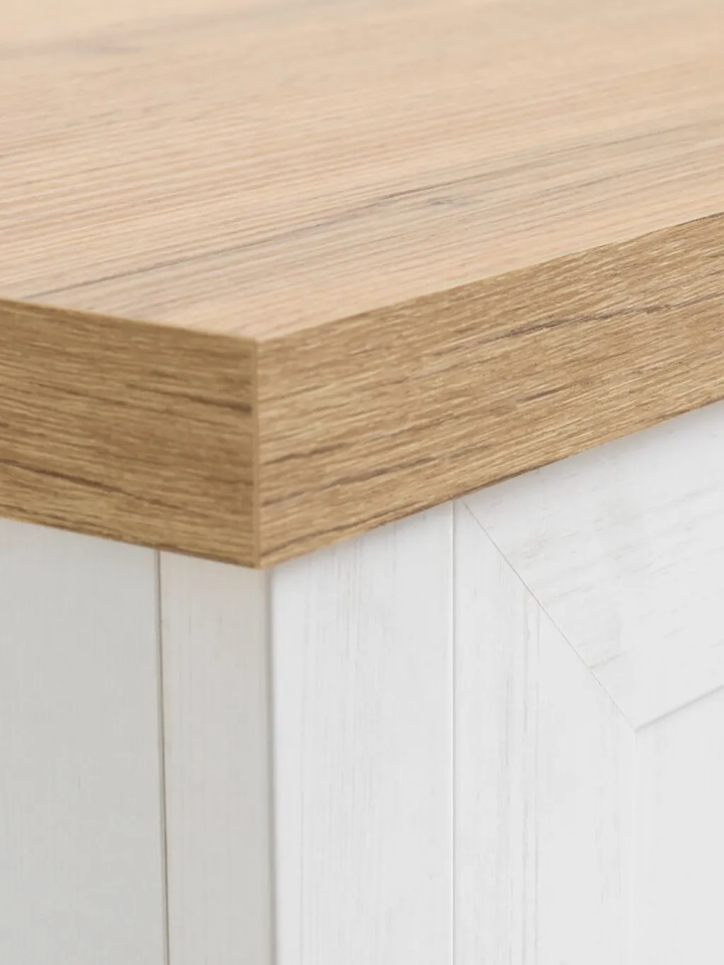 Muebles De TV>JYSK MARKSKELMueble TV MARKSKEL 2 puertas blanco/roble salvaje natural