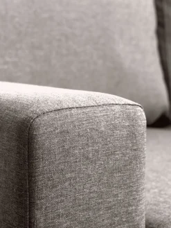 Sofás Cama|Sofás Cama>JYSK MARSLEVSofá cama con chaise longue MARSLEV tela Gris claro