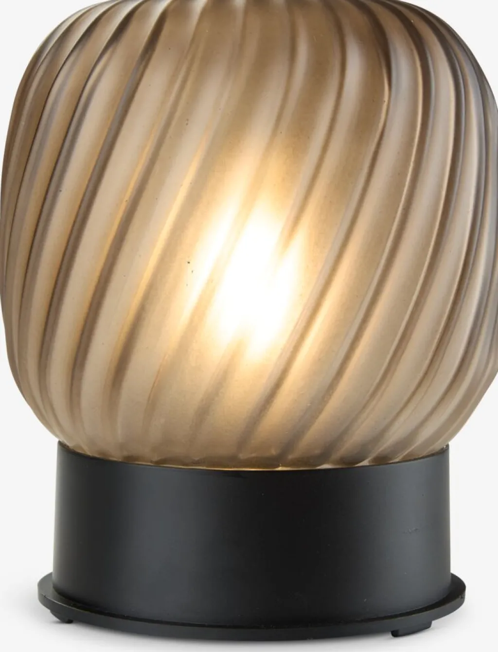 Iluminación Exterior>JYSK MEJSELámpara a pilas MEJSE Ø14xA17cm marrón claro