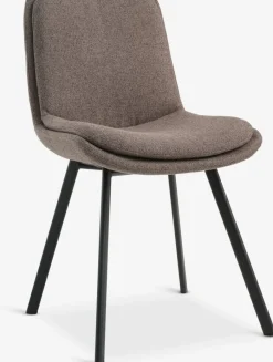 Sillas De Comedor>JYSK MELBYSilla de comedor MELBY tela marrón claro/negro