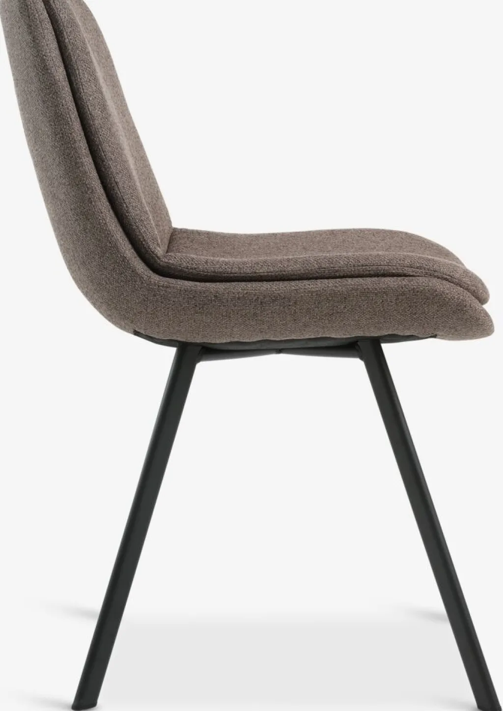 Sillas De Comedor>JYSK MELBYSilla de comedor MELBY tela marrón claro/negro