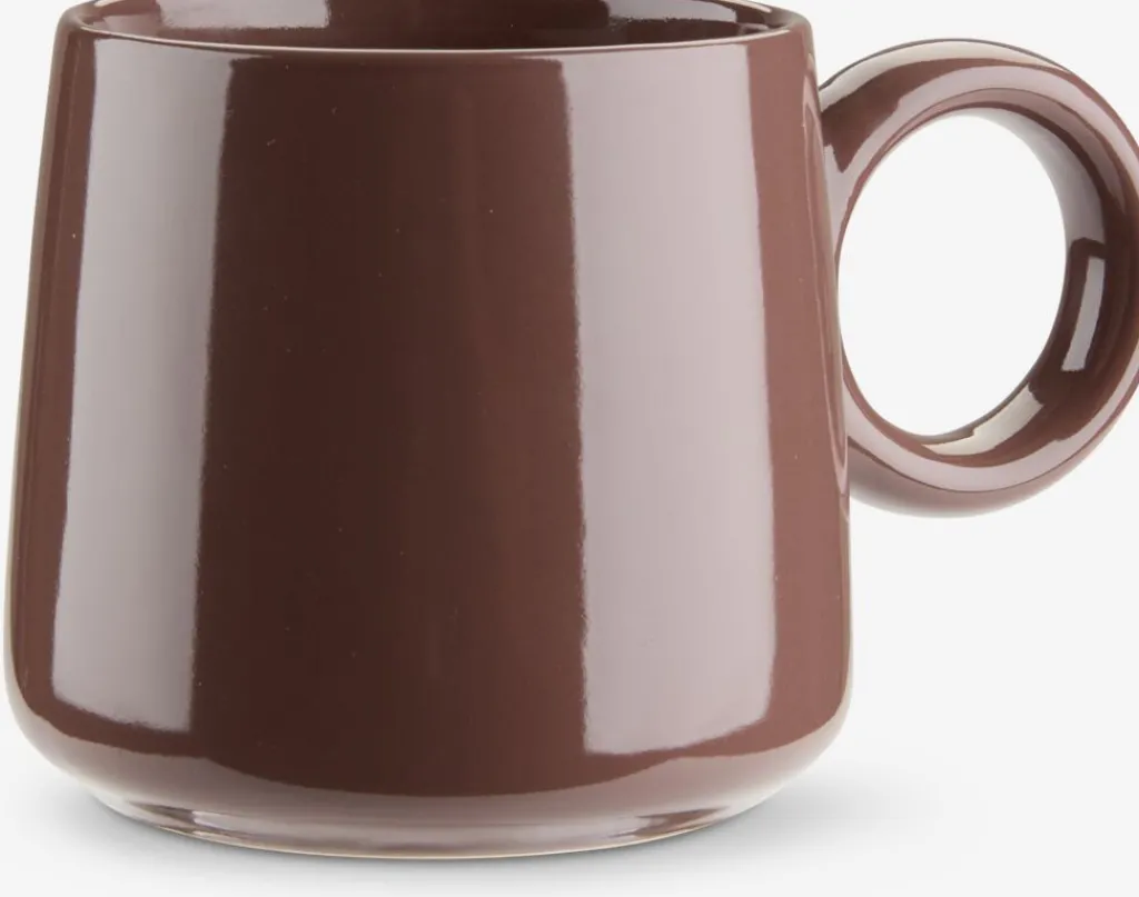 Vasos Y Tazas>JYSK MELVINTaza MELVIN Ø10xA9cm 37cl uva empolvada