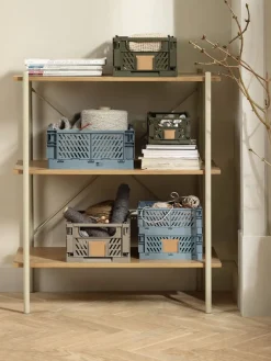 Todas Las Cestas|Almacenaje De Plástico>JYSK MILASCesta MILAS A25xL34xA15cm plegable Gris