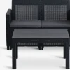 Conjuntos Mesa Y Sillas De Jardín|Muebles De Jardín>JYSK MOLDEConjunto muebles jardín MOLDE 4 plazas gris