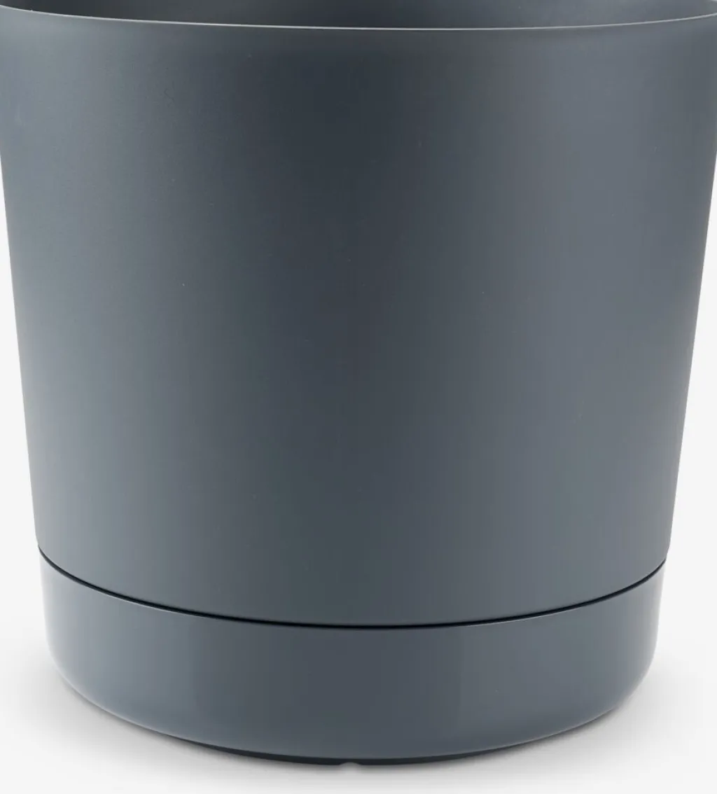 Maceteros>JYSK MORKULLAMacetero MORKULLA Ø28xA28cm gris antracita