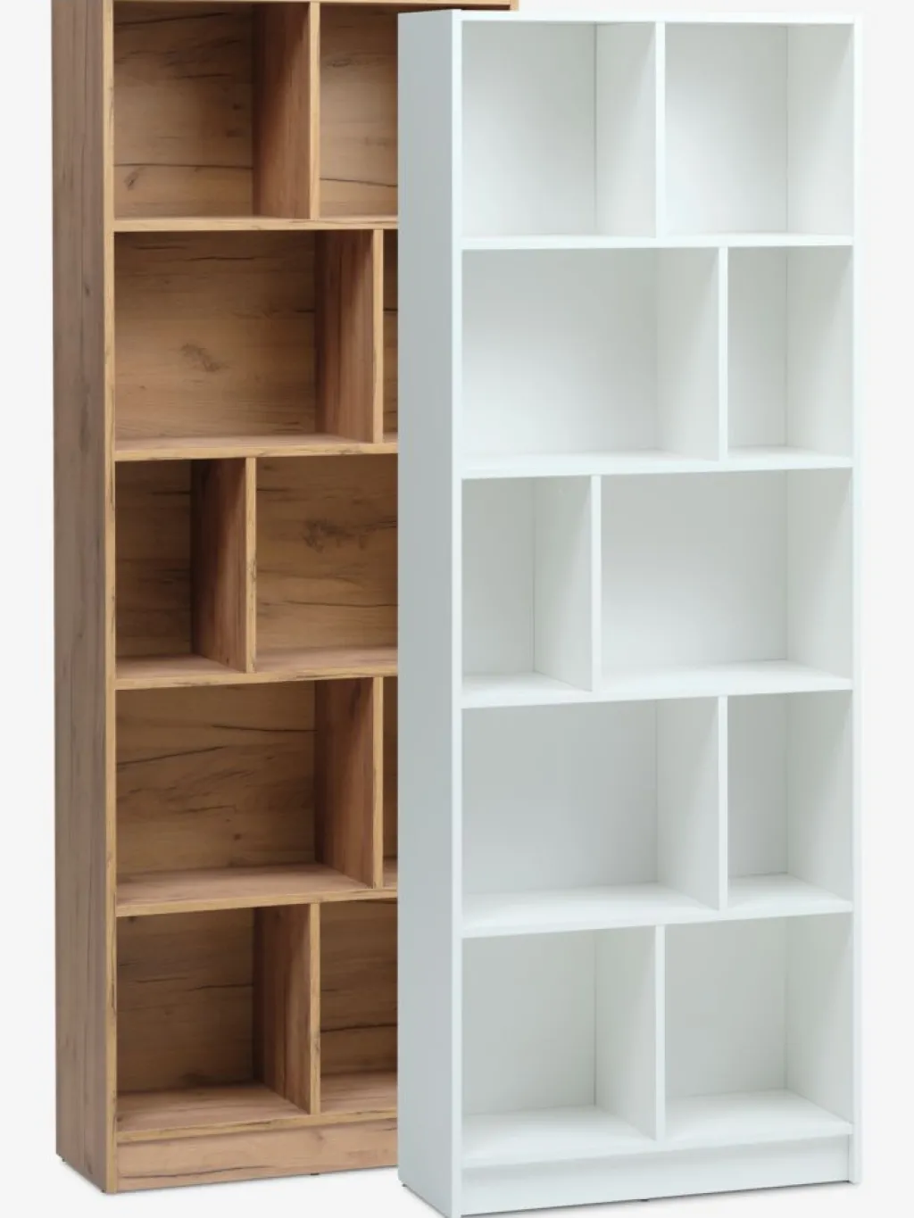 Estanterias Y Librerías|Estanterias Y Librerías>JYSK MOSBJERGLibrería MOSBJERG 10 estantes color Roble salvaje natural