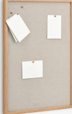 Otros>JYSK MOSEBYTablero de notas MOSEBY 50x70 5 chinchetas beis/roble