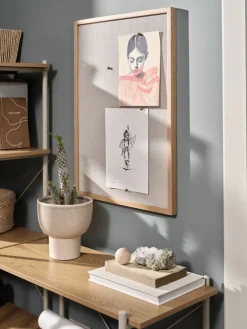 Otros>JYSK MOSEBYTablero de notas MOSEBY 50x70 5 chinchetas beis/roble