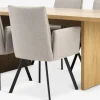 Mesas De Comedor|Conjuntos De Comedor>JYSK MUNKEBY + GJESINGMesa MUNKEBY L180 roble cálido + 4 GJESING beis/negro