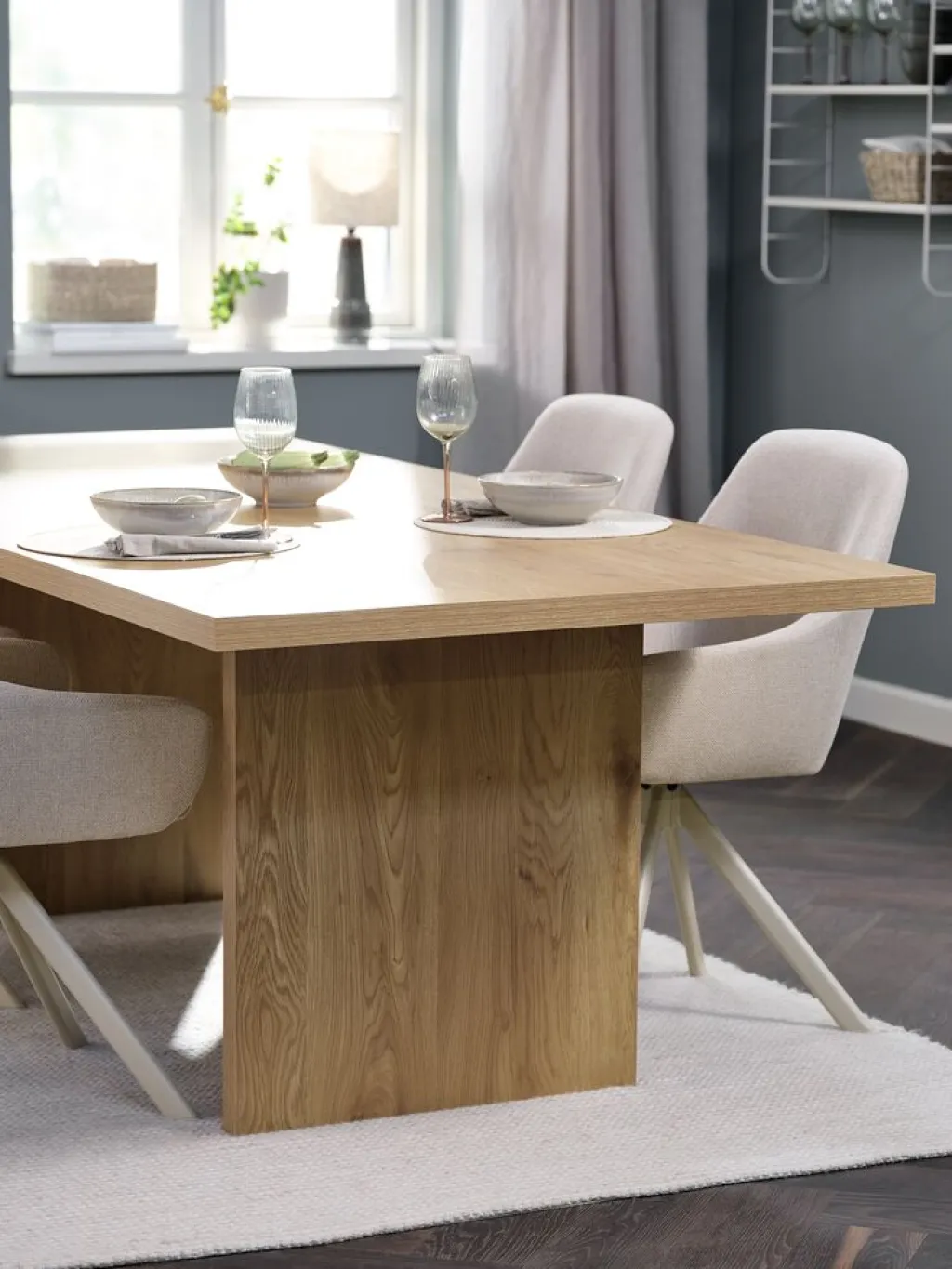 Mesas De Comedor>JYSK MUNKEBYMesa de comedor MUNKEBY 100x220 color roble cálido