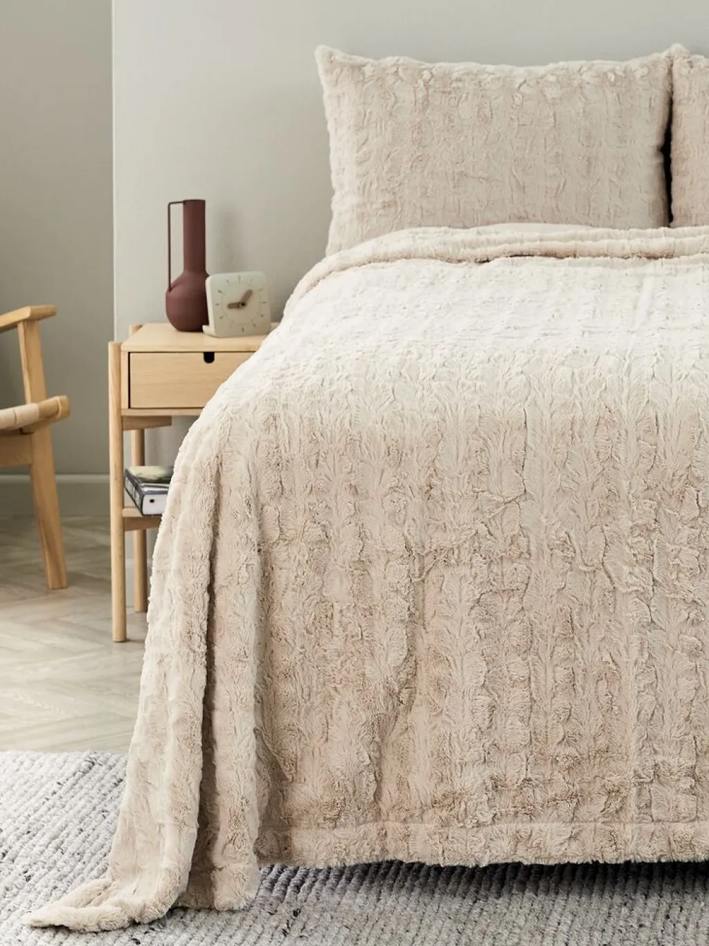 Colchas|Colchas>JYSK MYGGBLOMColcha MYGGBLOM 220x240 beis