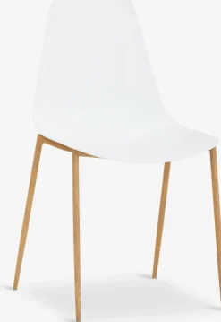 Sillas De Comedor>JYSK NEDERBYSilla de comedor NEDERBY blanco/roble natural