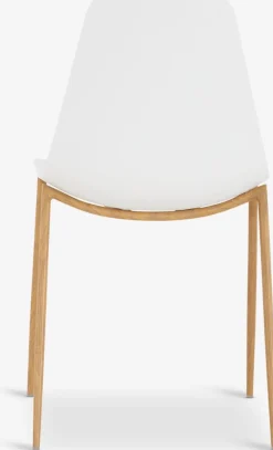 Sillas De Comedor>JYSK NEDERBYSilla de comedor NEDERBY blanco/roble natural