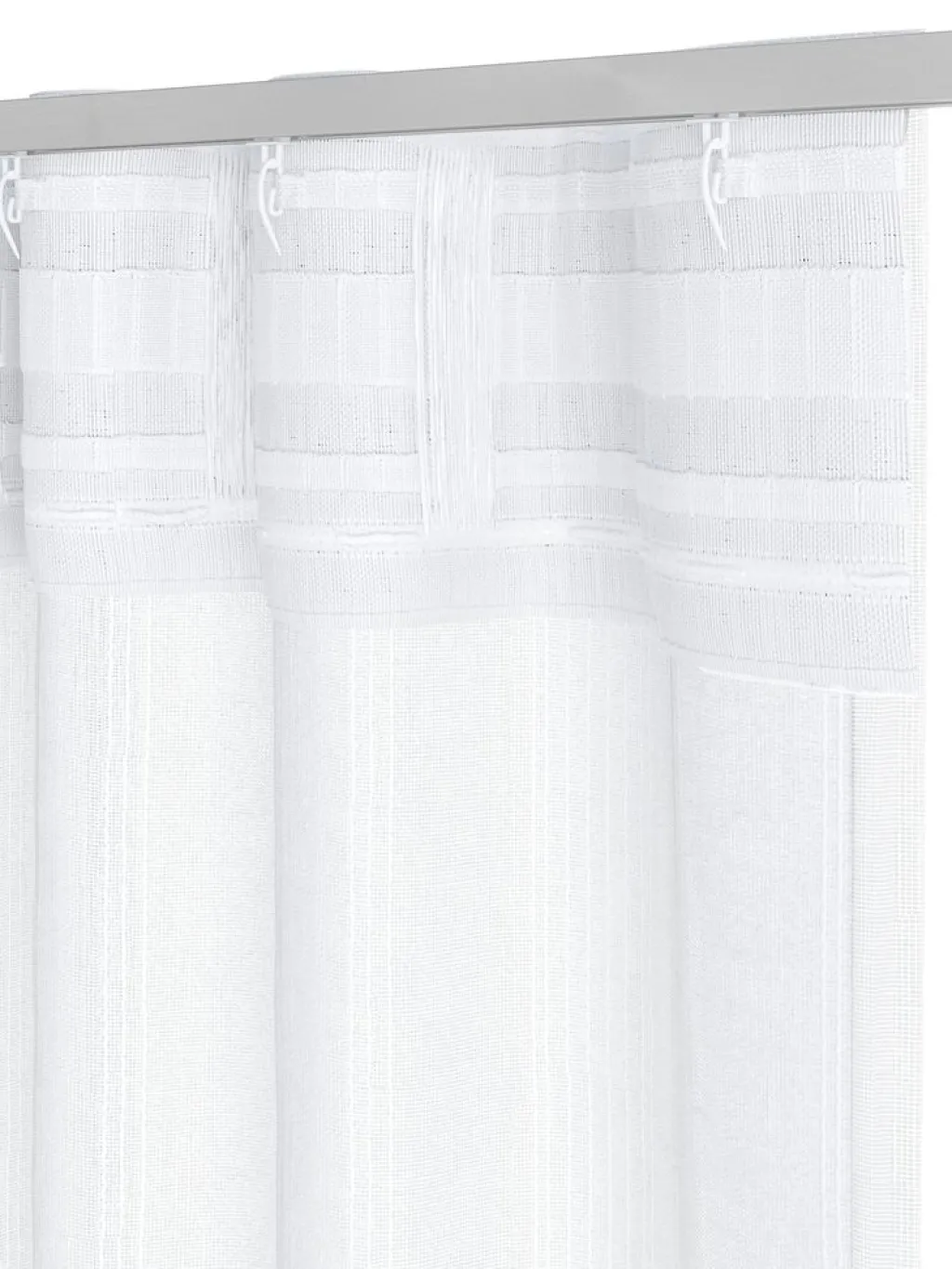 Cortinas Traslúcidas>JYSK NELAUGCortina NELAUG 1x140x300 rayas blanco