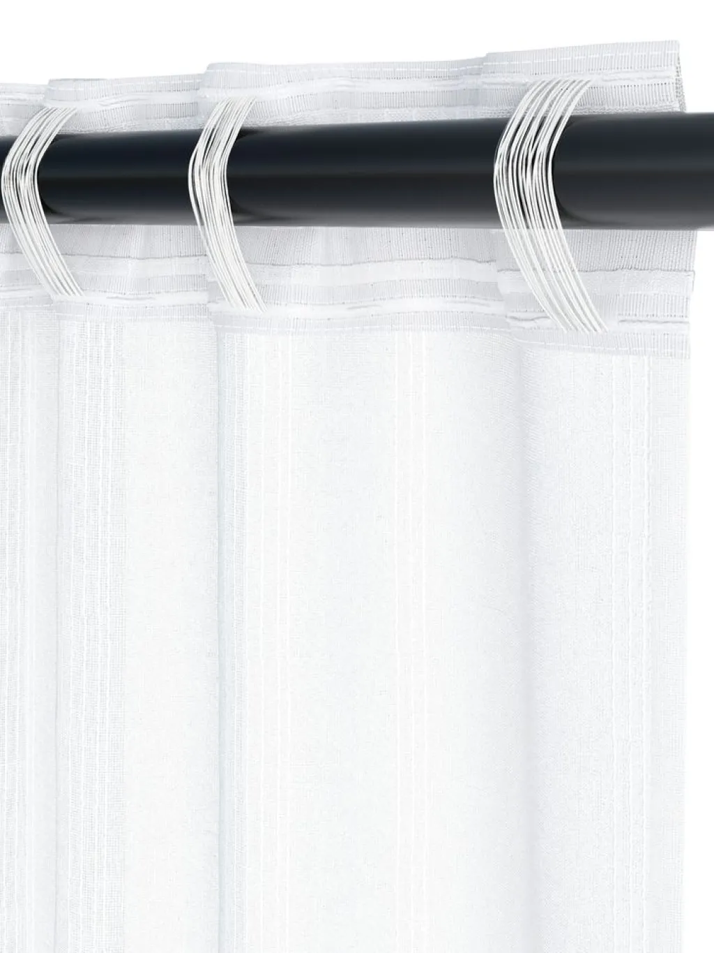 Cortinas Traslúcidas>JYSK NELAUGCortina NELAUG 1x140x300 rayas blanco