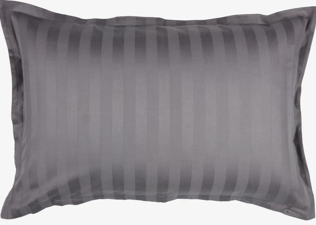 Fundas De Almohada>KRONBORG NELLGOLDFunda de almohada de satén NELL 50x70/75 antracita Gris antracita