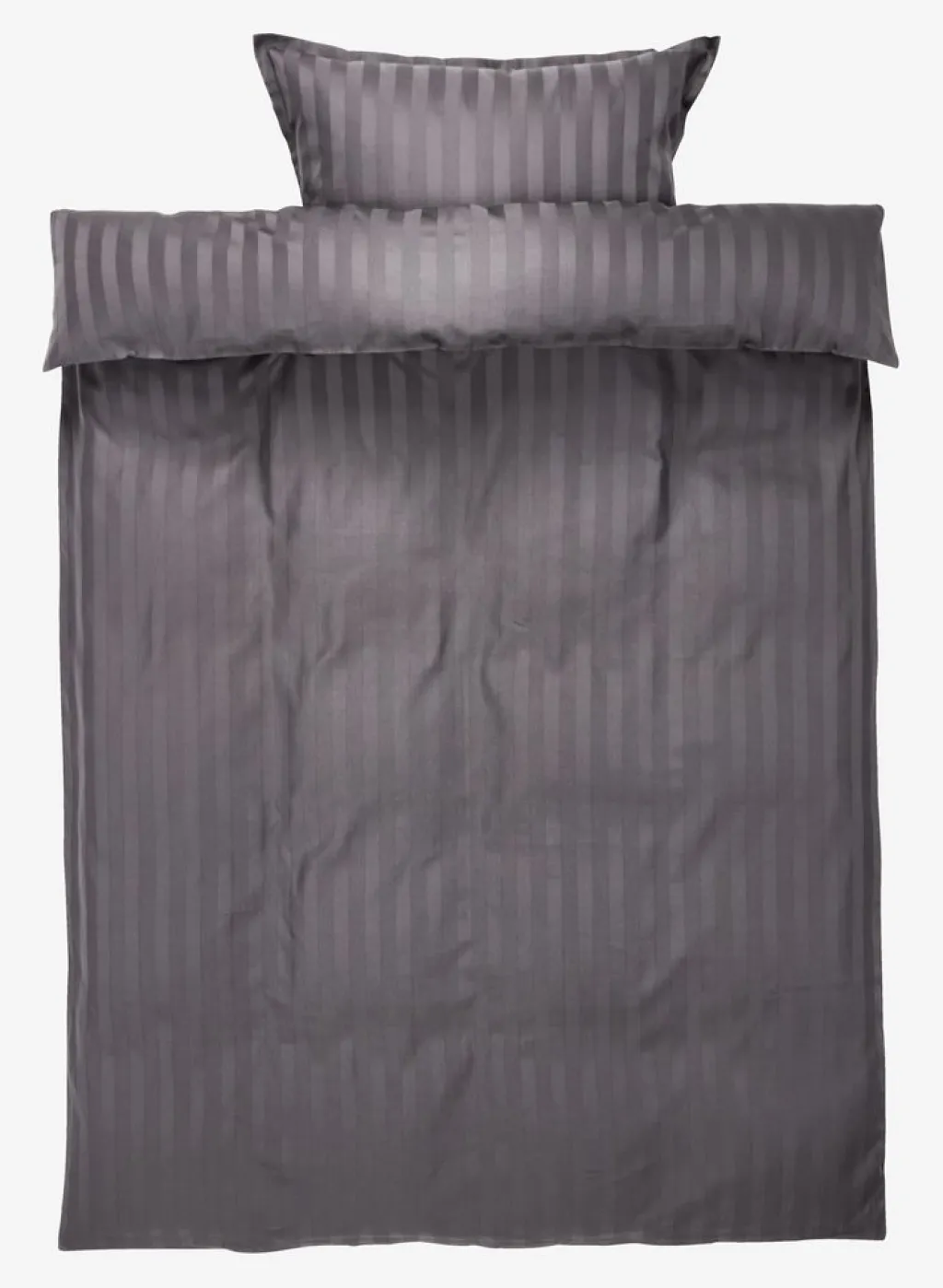 Juegos De Funda Nórdica>KRONBORG NELLGOLDJuego funda nórdica satén NELL 155x220 antracita Gris antracita