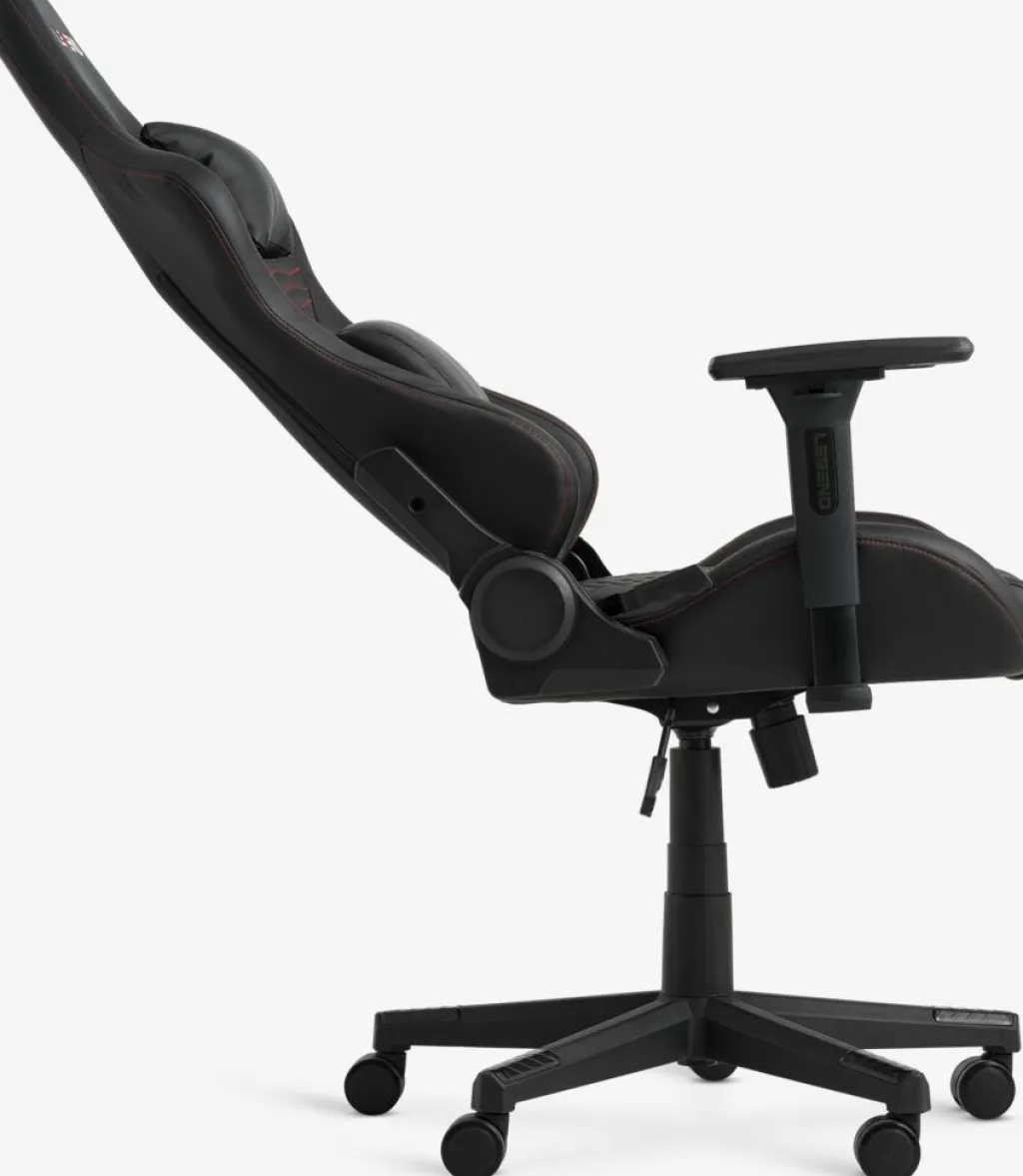 Sillas De Oficina|Sillas Gaming>JYSK NIBESilla gaming NIBE polipiel negro/rojo Negro+Rojo