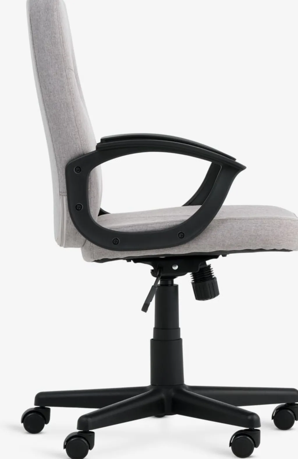 Sillas De Oficina|Sillas Gaming>JYSK NIMTOFTESilla de oficina NIMTOFTE tela /negro Gris