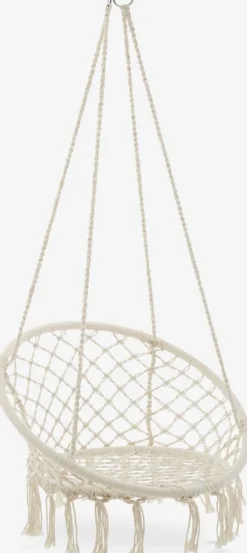 Muebles De Jardín|Hamacas Y Sillas Colgantes>JYSK NITTEDALSilla colgante NITTEDAL Ø80 blanco crudo