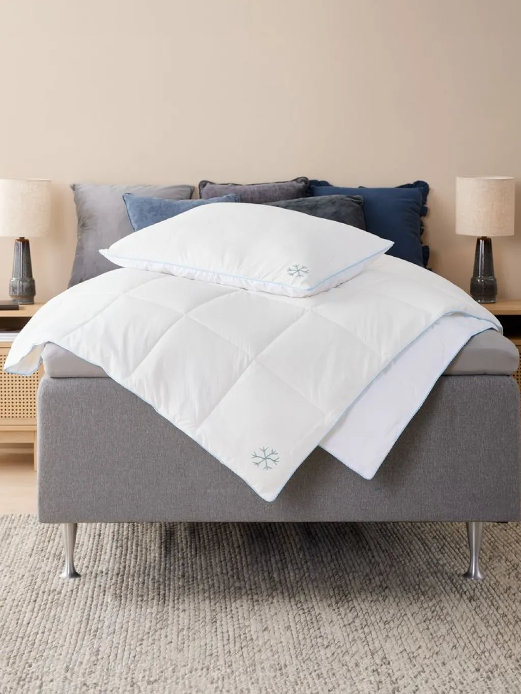 Rellenos Nórdicos De Fibra>KRONBORG NJUNISGOLDRelleno nórdico de fibra 155x220 NJUNIS fresco