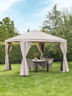 Cenadores Y Pérgolas>JYSK NORDMARKACenador NORDMARKA A3xL3xA2,78m beis Beige