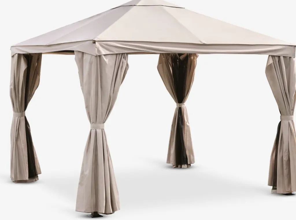 Cenadores Y Pérgolas>JYSK NORDMARKACenador NORDMARKA A3xL3xA2,78m beis Beige