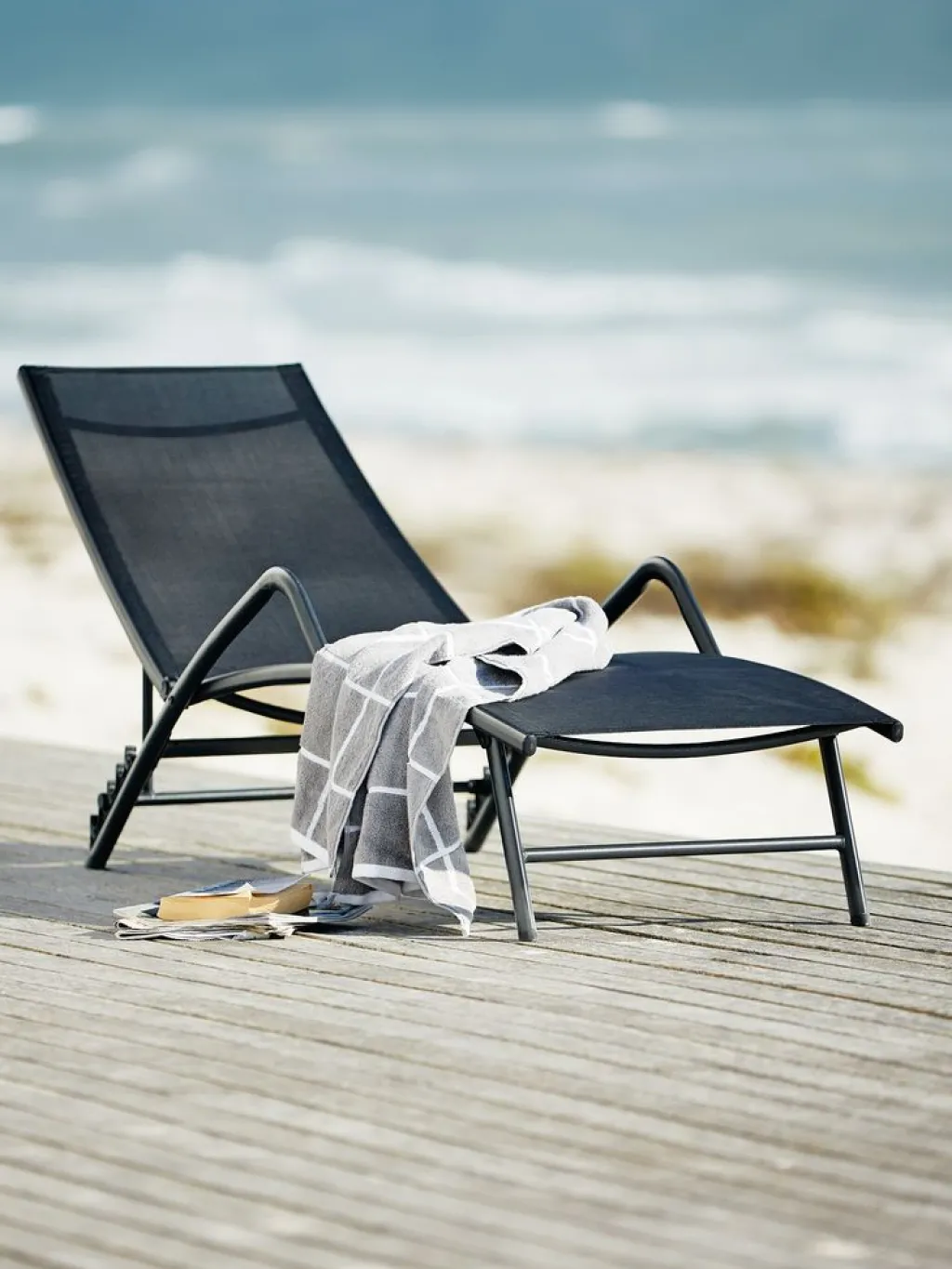 Muebles De Jardín|Tumbonas>JYSK NORDSTRANDTumbona NORDSTRAND A59xL191 negro
