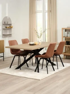 Mesas De Comedor>JYSK NORTOFTMesa de comedor NORTOFT 95x200 color roble cálido/negro