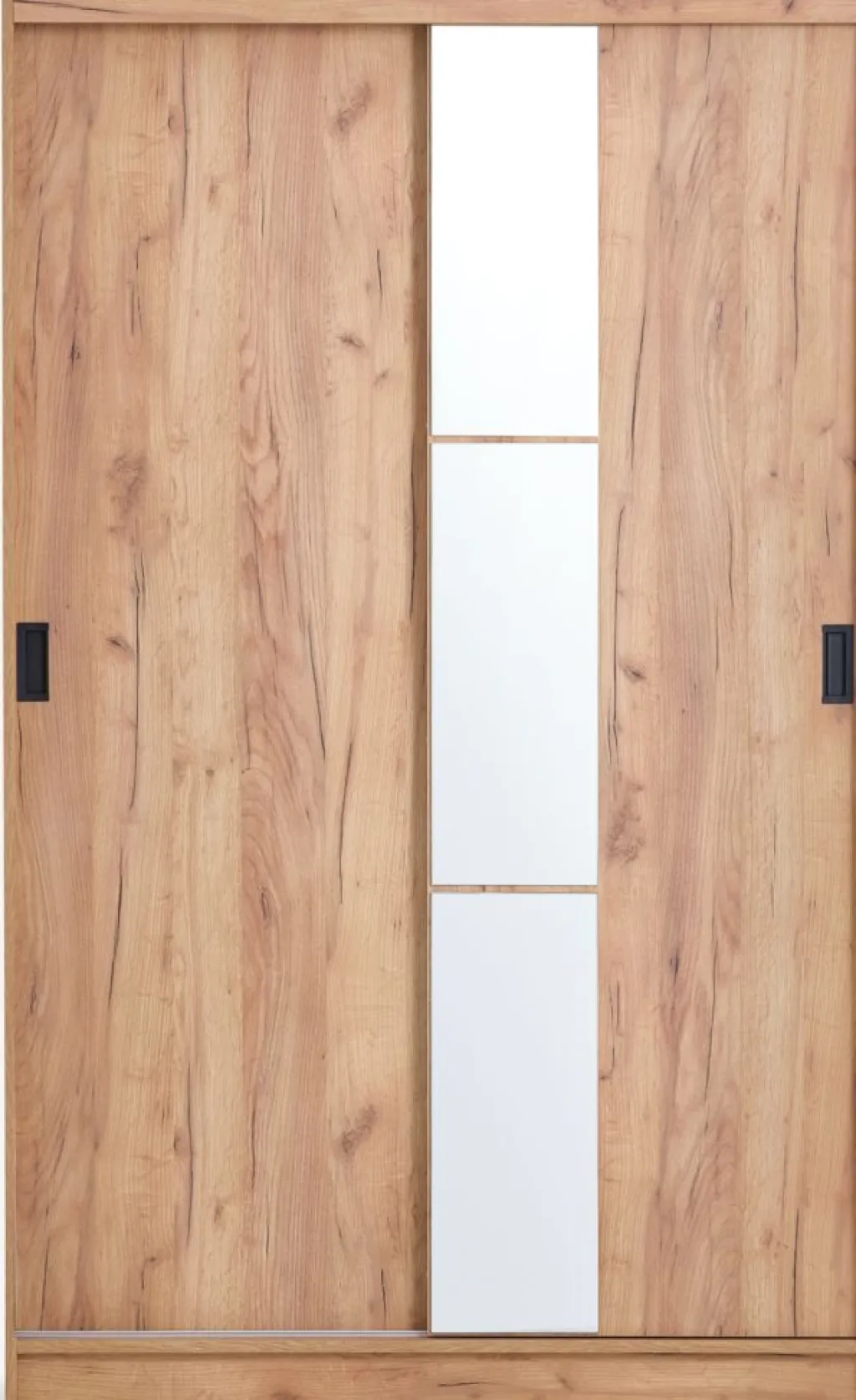 Armarios|Todos Los Armarios>JYSK ODDERArmario ODDER 120x201 2 puertas correderas con espejo roble Roble salvaje natural