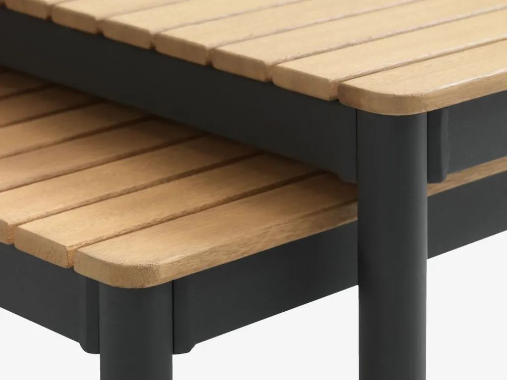 Conjuntos Mesa Y Sillas De Jardín|Muebles De Jardín>JUTLANDIA ODDESUNDConjunto muebles jardín ODDESUND 4,5 plazas Gris