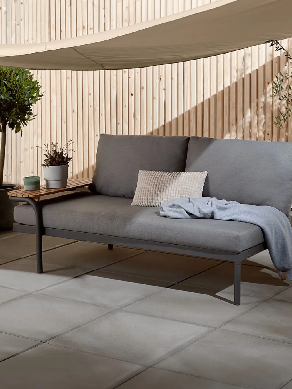 Muebles De Jardín>JUTLANDIA ODDESUNDDiván ODDESUND Gris
