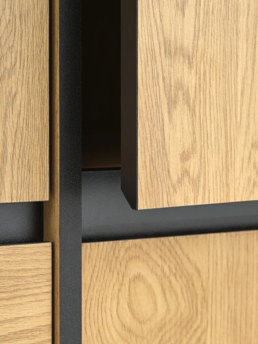 Armarios|Todos Los Armarios>JYSK ODENSEArmario ODENSE 120x210 3 puertas 3 cajones color roble cálid
