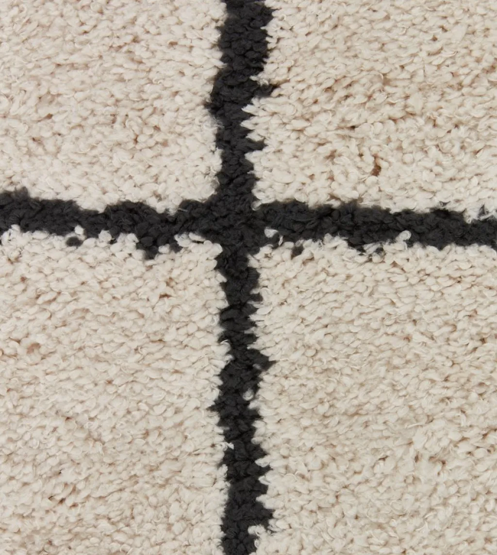 Alfombras>JYSK ODONAlfombra ODON 135x190 crema Gris antracita, Crema
