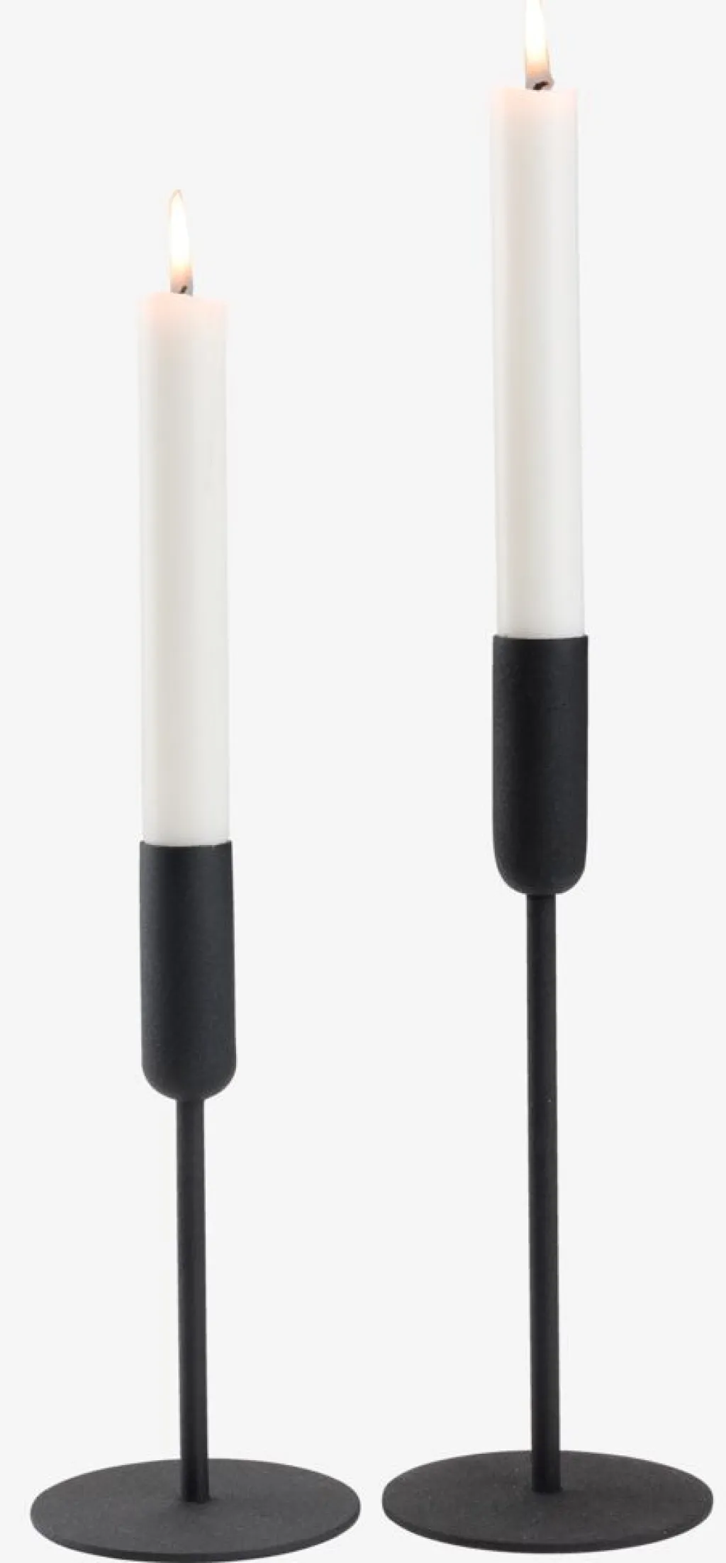 Portavelas>JYSK OLAVCandelabro OLAV Ø9xA24cm negro