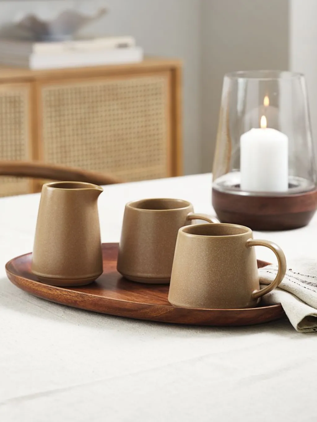 Accesorios De Cocina>JYSK OLLEJarra de leche OLLE 33cl Ø8xA11cm marrón