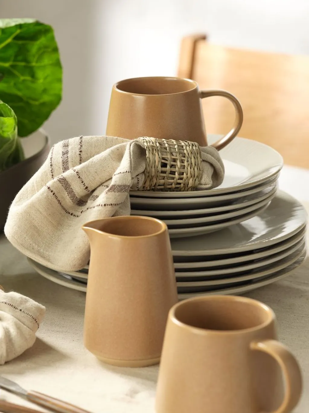 Accesorios De Cocina>JYSK OLLEJarra de leche OLLE 33cl Ø8xA11cm marrón