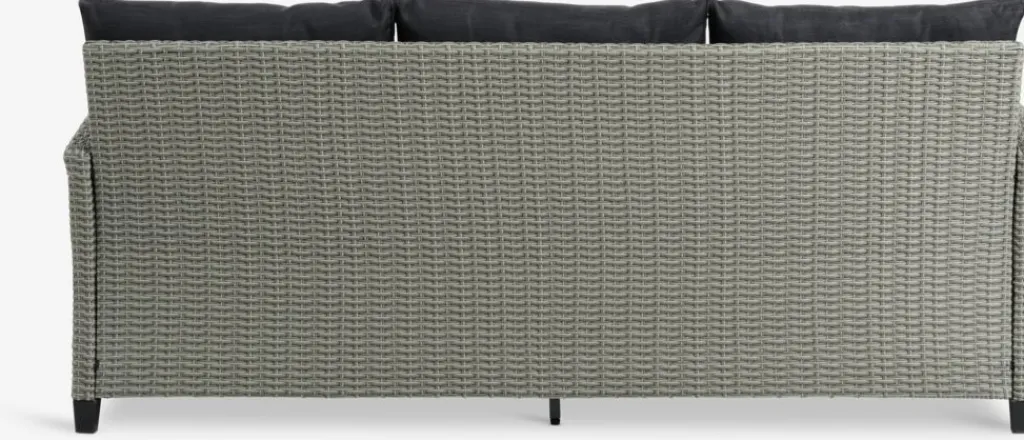 Muebles De Jardín>JYSK ONDRUPSofá de exterior con chaise longue ONDRUP 3 plazas gris